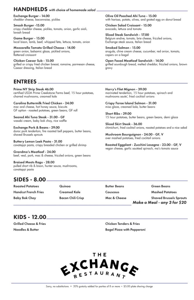 Menu Menu